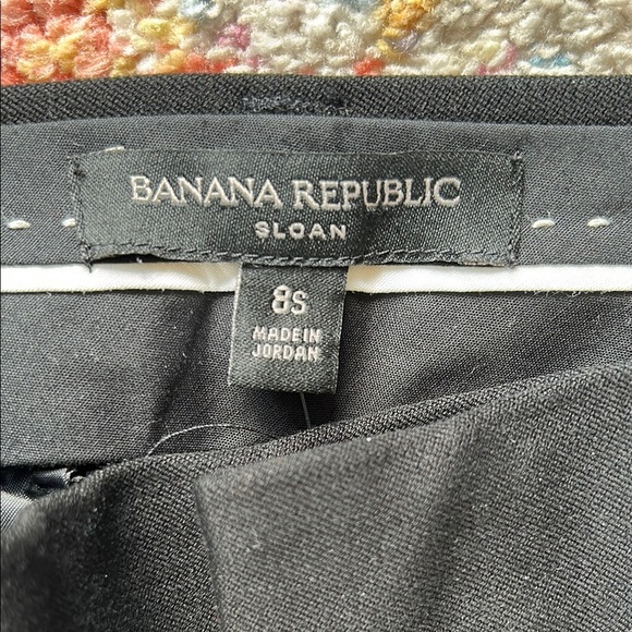 Banana Republic Black Dress Pants with Classic Straight Leg - Picture 2 of 4
